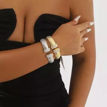 Легкий роскошный браслет из нержавеющей стали в полоску в стиле меньшинств, средне-древний винтажный браслет с текстурой в стиле хип-хоп, кубинский браслет золотой