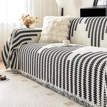 Легкий роскошный чехол для дивана из шенилла, универсальное полотенце для дивана Four Seasons, устойчивое к царапинам, двухстороннее, доступное высококачественное полотенце для дивана 180*130