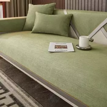 Легкий роскошный чехол для дивана из синели, однотонный диванный коврик для гостиной, современный диван, нескользящая подушка, чехлы на подлокотники для дома 70x70cm 1pcs