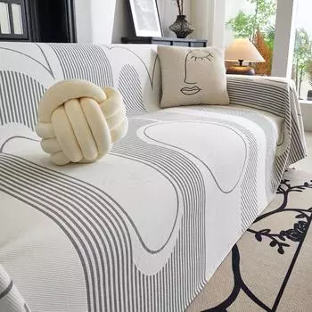 Легкий роскошный чехол для дивана, полотенце, универсальный универсальный чехол на четыре сезона, универсальный чехол для диванной подушки, противоскользящее одеяло 180X130