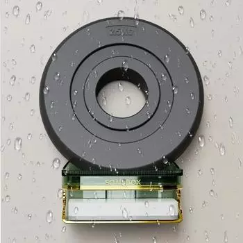 Легкий роскошный держатель для мыла-губки с полкой для губки, съемный, без сверления, настенный, для домашнего хранения в ванной комнате, для ванной комнаты белый