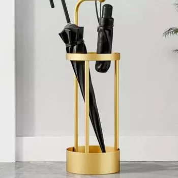 Легкий роскошный держатель для зонтика, красивая скандинавская стойка для хранения вещей, железная рама с устойчивым шасси, стильный домашний декор