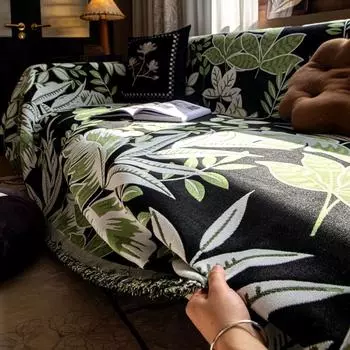 Легкий роскошный диван-полотенце, популярный новый сезон четырех сезонов, универсальные нескользящие подушки для сидений, кожаный чехол, ткань с полным покрытием 180*130cm