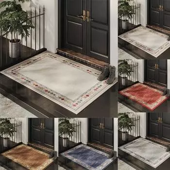 Легкий, роскошный и элегантный коврик для входной двери, ковер для гостиной, спальни, дома, нескользящий коврик для ног, украшение 50x80cm
