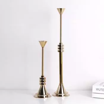 Легкий роскошный креативный подсвечник, комбинированное украшение для гостиной, ресторана, бара, модель комнаты, дизайнерское оформление атмосферы высокого класса