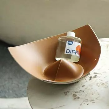 Легкий роскошный поднос для хранения ювелирных изделий, кожаный журнальный столик, ящик для хранения ключей, прикроватная тумбочка для спальни, украшение для хранения косметики