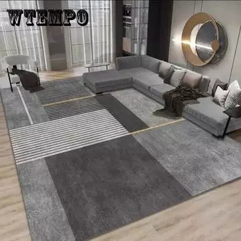 Легкий роскошный простой ковер Гостиная Журнальный столик Одеяло Спальня Прикроватный ковер Кабинет Полный бытовой коврик Многосценный кухонный коврик