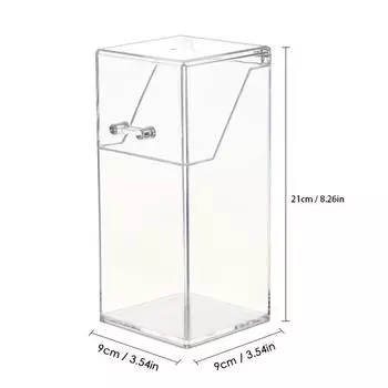 Легкий роскошный прозрачный ящик для хранения масок, пылезащитный чехол, ящик для хранения мусора большой емкости, органайзер для косметических масок