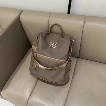 Легкий роскошный рюкзак High Sense Anti-theft, женский водонепроницаемый рюкзак из нейлона Oxford для студентов, для отдыха, поездок на работу и обратно 37 * 33 * 16CM