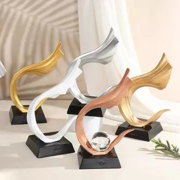 Легкий роскошный рыбий хвост из смолы украшения стола для крыльца отеля серии Ocean домашний рабочий стол небольшой подарок украшение для гостиной белый