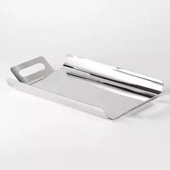 Легкий роскошный стиль прямоугольный поднос для хранения креативный поднос из нержавеющей стали для чая модель для комнаты дома гостиная поднос для хранения аксессуары