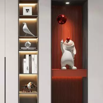 Легкий роскошный винный шкаф, украшения для гостиной, тумба под телевизор, офисный книжный шкаф, прихожая, набор шкафов из смолы для украшения дома