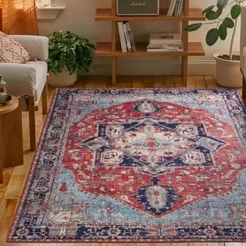 Легкий роскошный винтажный ковер для гостиной, журнальные столики, коврик для ног, моющийся, кухонный нескользящий коврик для двери, декоративный ковер для спальни 40x60cm