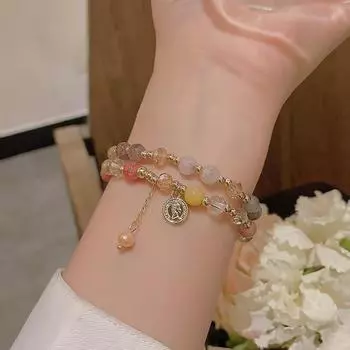 Легкий роскошный винтажный стекирующий браслет нишевый дизайн премиум-украшения для рук