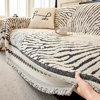 Легкий роскошный высококачественный чехол для дивана, осенне-зимняя подушка для дивана, нескользящий чехол для дивана, утолщенный флисовый чехол для дивана, полотенце, одеяло 180*130CM
