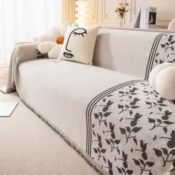 Легкий роскошный высококачественный чехол для дивана, универсальный тканевый чехол для дивана на четыре сезона, чехол для дивана с защитой от царапин, полностью покрытый чехол для дивана 180X130