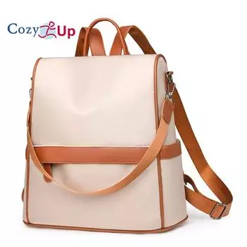 Легкий рюкзак для отдыха Cosy Up для женщин, женский рюкзак в стиле ретро для путешествий 37cm * 35cm * 3cm коричневый