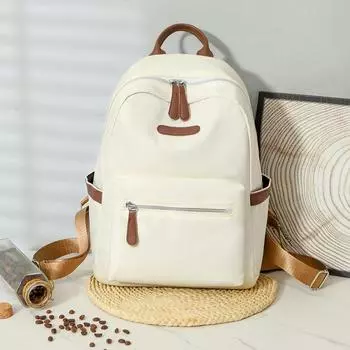 Легкий рюкзак с цветными блоками, женский небольшой рюкзак, оксфордская дорожная сумка чёрный