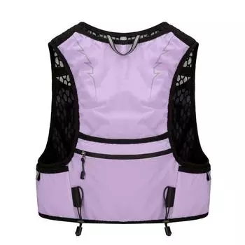 Легкий рюкзак-жилет для велоспорта унисекс - дышащий, контрастные цвета, многофункциональный дизайн 20L or less чёрный