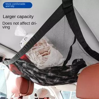 Легкий сетчатый карман для хранения Подвесной практичный сетчатый карман для хранения автомобиля S