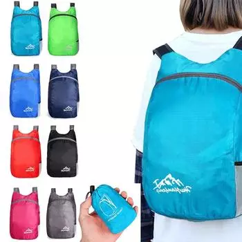 Легкий складной рюкзак 20 л, складной сверхлегкий уличный складной рюкзак, дорожная сумка, спортивный рюкзак для мужчин и женщин