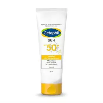 Легкий солнцезащитный гель SPF 50+ (50 мл), Light Gel Very High Protection Sun SPF 50+, Cetaphil