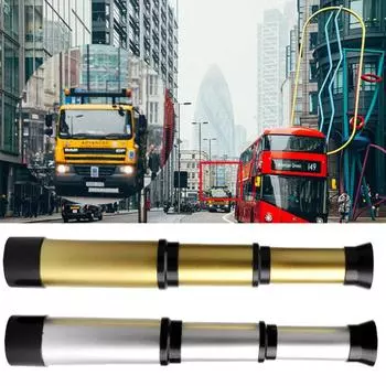 Легкий телескоп Ручной зум-бинокль Монокулярный телескоп Монокуляр Пиратская подзорная труба золотой