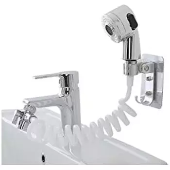 Легкий универсальный душ, душ для раковины, душ для душа, кухонный сифон, простая установка, крепление на биоклей, практичный и компактный 17x10x8cm