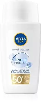 Легкий увлажняющий солнцезащитный крем TU прозрачный