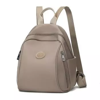 Легкий Водонепроницаемый Нейлоновый Рюкзак Женский Большой Вместимости Дорожный Рюкзак Студенческий Школьный Рюкзак хаки