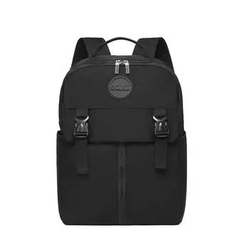 Легкий водоотталкивающий рюкзак женский нейлоновый большой вместимости рюкзак сумка для компьютера чёрный