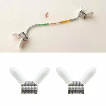 Легкий зажим для бусины, качественный инструмент ручной работы, инструмент для изготовления ожерелий, сплав, подходящий для поделок 4 красный