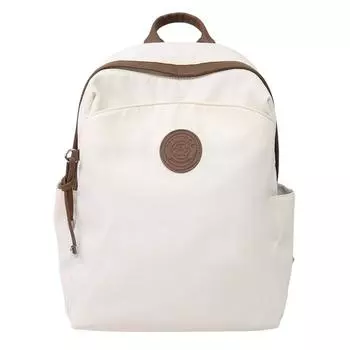 Легкий женский рюкзак большой вместимости, студенческий однотонный школьный рюкзак белый