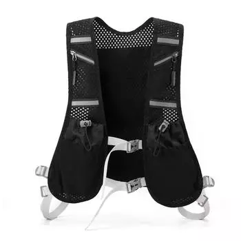 Легкий жилет для бега с питьевой системой, многокарманный походный рюкзак для велоспорта