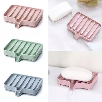 Легко чистящаяся мыльница PP Подставка для слива мыла Высококачественная подставка для мыла Ванная комната розовый