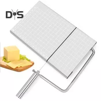 Легко чистящаяся разделочная доска для сыра, многофункциональный инструмент премиум-класса для домашнего использования, инструмент для нарезки сыра и масла серебряный