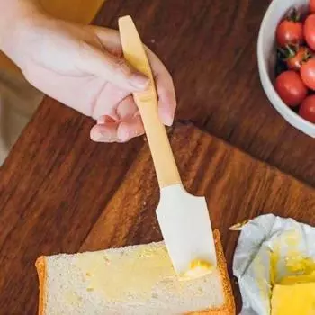 Легко чистящийся скребок для крема. Практичный трудосберегающий ручной мини-шпатель для масляного торта. Инструмент для приготовления пищи для хлебобулочных изделий.