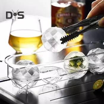 Легко демонтируемая форма для льда, многоразовая полезная форма для кубиков льда с круглой сферой в морозильной камере M