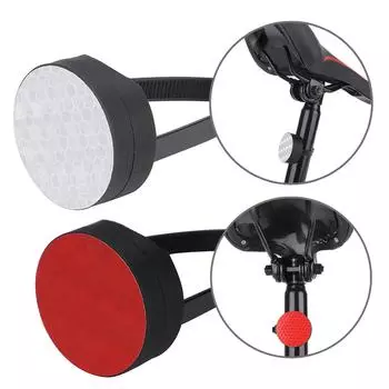 Легко крепится. Светоотражающее крепление. Легкое крепление для велосипеда. Улучшенное позиционирование велосипеда. красный