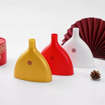 Легко моется плоская ваза Lucky Vase своими руками украшения вазы креативная свадебная ваза спальня белый