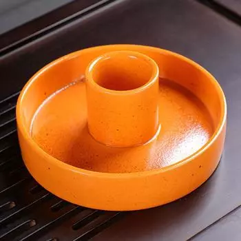 Легко моющийся подсвечник керамический поднос для свечей Palo Santo курильница для йоги студия синий