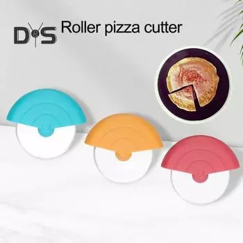 Легко мыть резак для пиццы, можно мыть в посудомоечной машине. Простой многоцелевой резак для торта, сыра и пасты. жёлтый