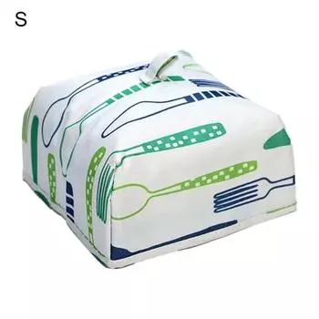 Легко очищаемая, удобная, водонепроницаемая, практичная, кухонная, сохраняющая тепло, складная крышка для миски для еды, крышка для кухонной посуды S