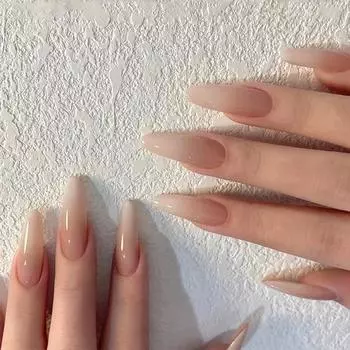 Легко прикрепляемые искусственные ногти Sunmoon 24р, 1 шт., длинный градиент