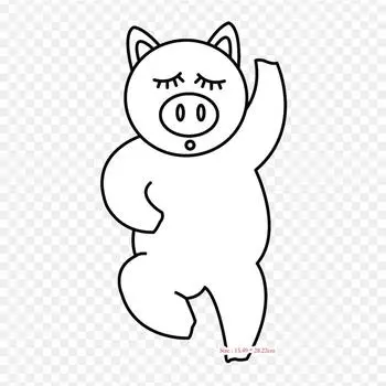 Легко рисовать свиней, свинья, рисунок утюгом на термопереносной печати, виниловые нашивки, наклейки для одежды, аппликации «сделай сам», моющиеся нашивки