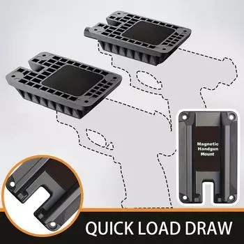 Легко снимаемый кронштейн для основания пистолета с сильным магнитом One Size