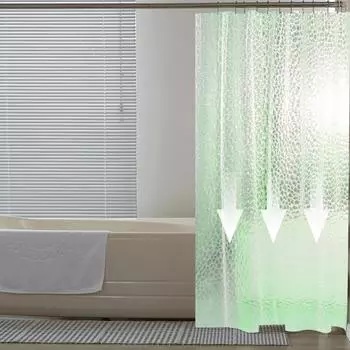 Легко устанавливаемая душевая занавеска, пропускающая достаточно света, водонепроницаемая душевая занавеска, легко устанавливается в общежитиях синий