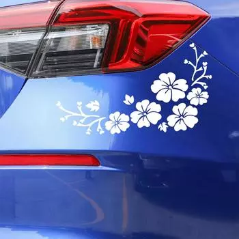 Легко устанавливаемые цветочные наклейки, съемные и модные, прочные, ПЭТ-упаковка цветочных наклеек, отражающий лазер