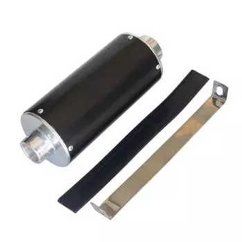 Легко устанавливаемый глушитель мотоцикла с громоподобным ревом глушителя выхлопная труба выхлопная труба мотоцикла наконечник выхлопной трубы Glod чёрный