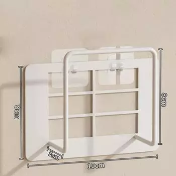 Легко устанавливаемый настенный кронштейн для фрезера без сверления - стильный белый чугун, многоцелевая стойка для хранения S